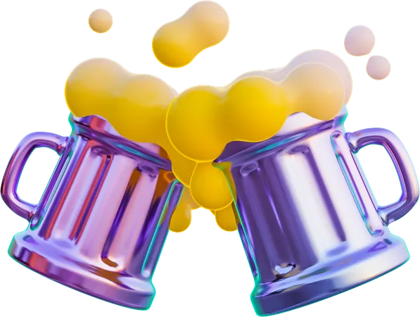 Beer Mug Cheers  3D Icon