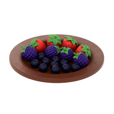 Beeren  3D Icon