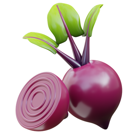 Beet  3D Icon