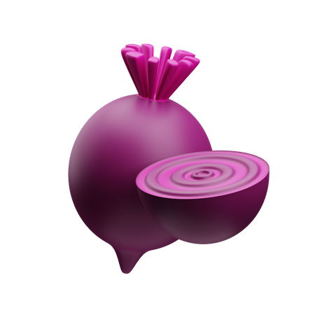 Beet  3D Illustration