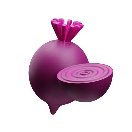 Beet  3D Illustration