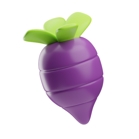 Beet Root  3D Icon
