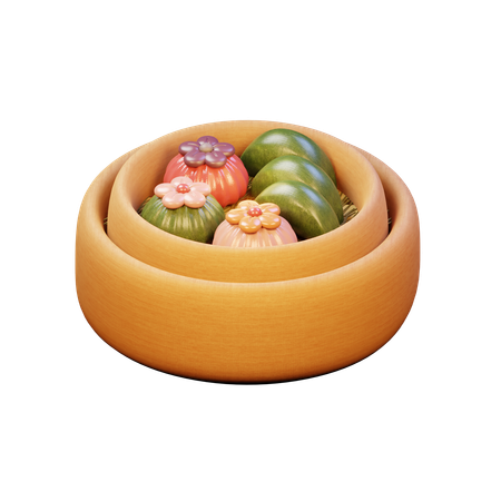 Beet Songpyeon  3D Icon