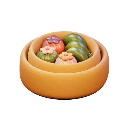 Beet Songpyeon  3D Icon