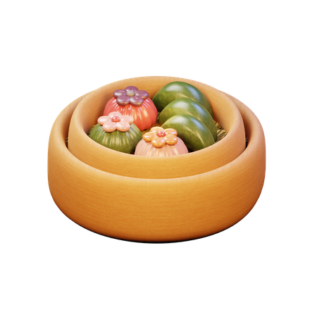 Beet Songpyeon  3D Icon