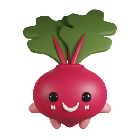 Beetroot  3D Icon