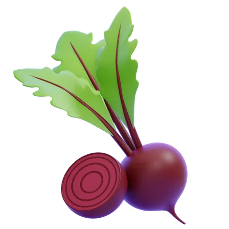 Beetroot  3D Icon