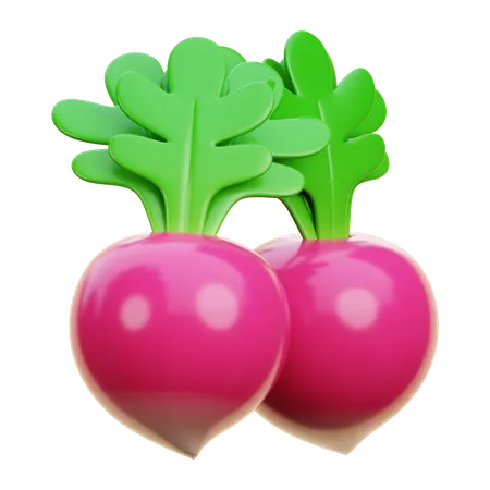 Beetroot  3D Icon