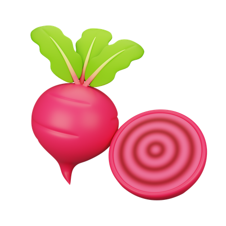 Beetroot  3D Icon