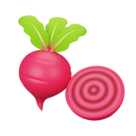 Beetroot  3D Icon