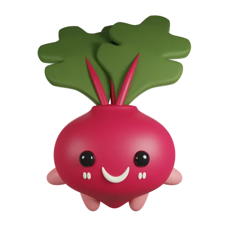 Beetroot  3D Icon