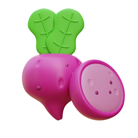 Beetroot  3D Icon