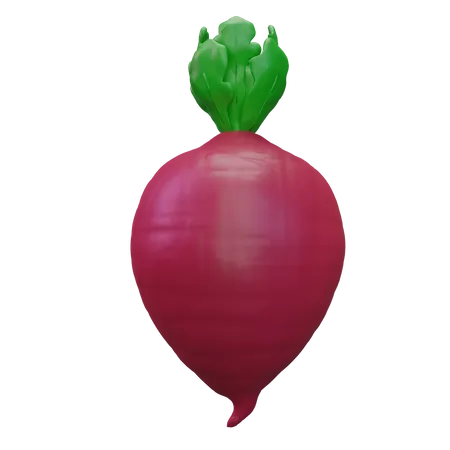 Beetroot  3D Icon