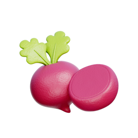 Beetroot  3D Icon