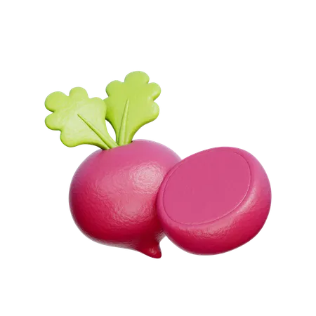 Beetroot  3D Icon