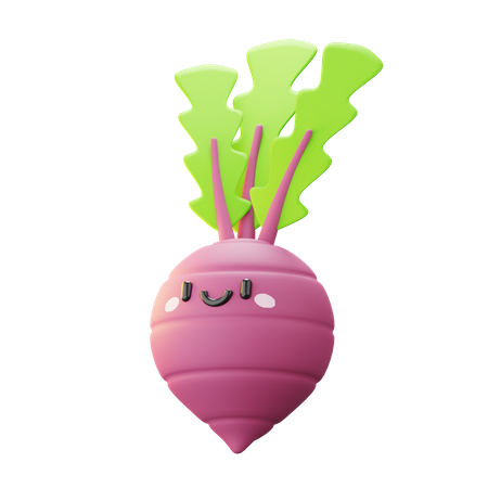 Beetroot 3D Icon