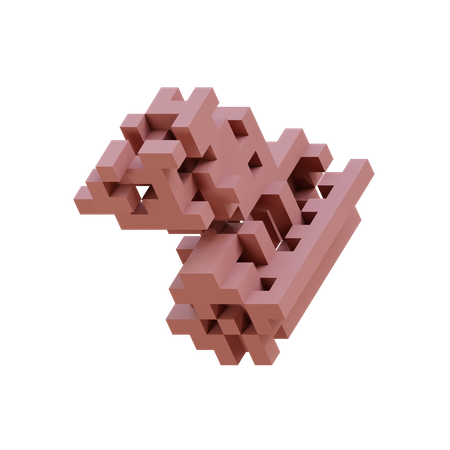 Beetroot Cell Fracture  3D Icon