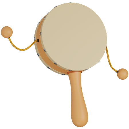 Beggar's drum  3D Icon