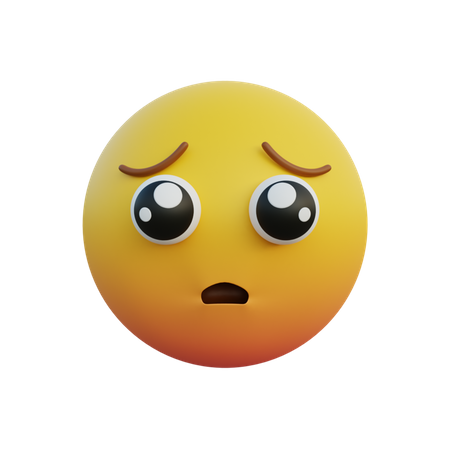 Begging face  3D Emoji