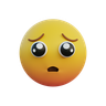 3d begging emoji logo