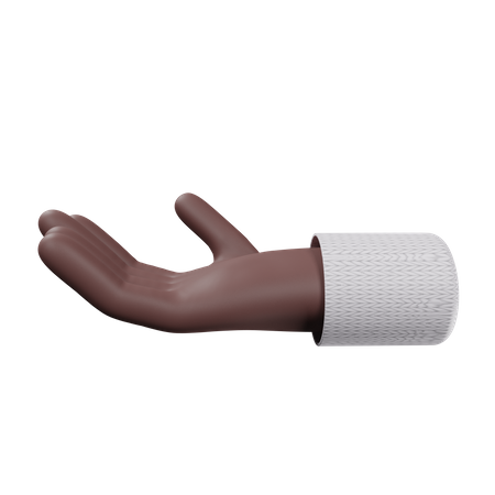 Begging Hand gesture  3D Icon