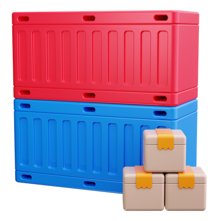 Container  3D Icon