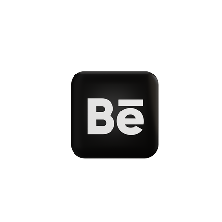 Behance App  3D Icon