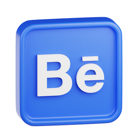 Behance-Logo  3D Icon