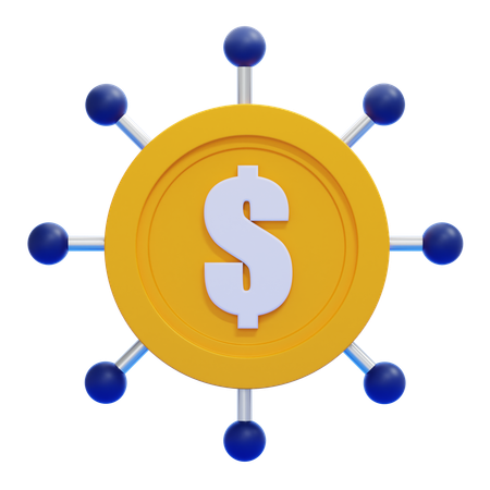 Rede de comportamento  3D Icon