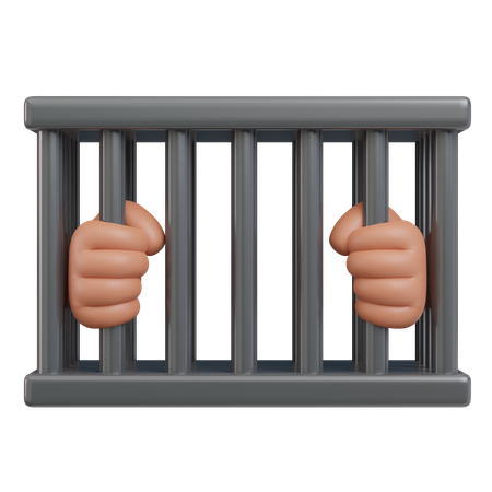 Behind Bars  3D Icon