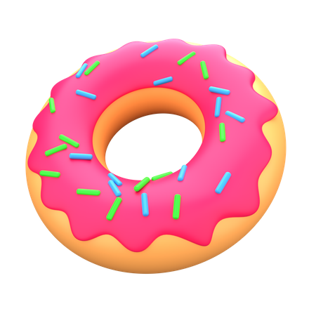 Donut  3D Illustration