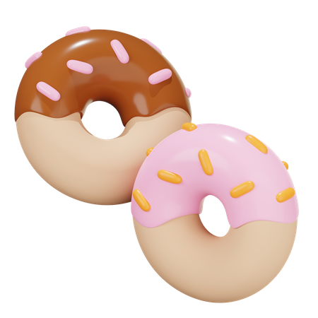 Donut  3D Illustration