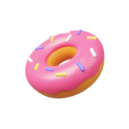 Donut  3D Illustration