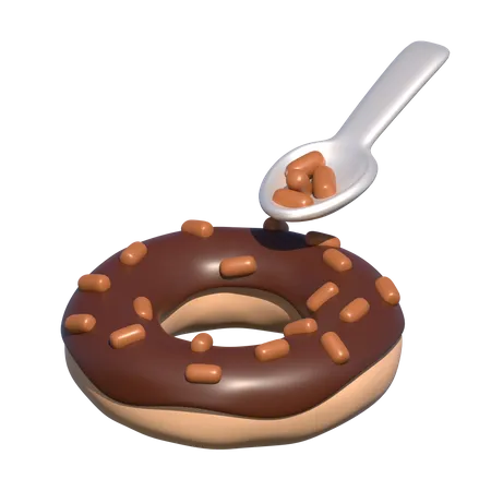 Donut  3D Icon