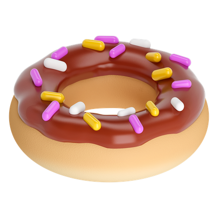 Beignet au chocolat  3D Icon