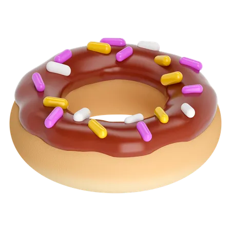 Beignet au chocolat  3D Icon