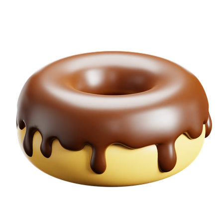 Beignet au chocolat  3D Icon