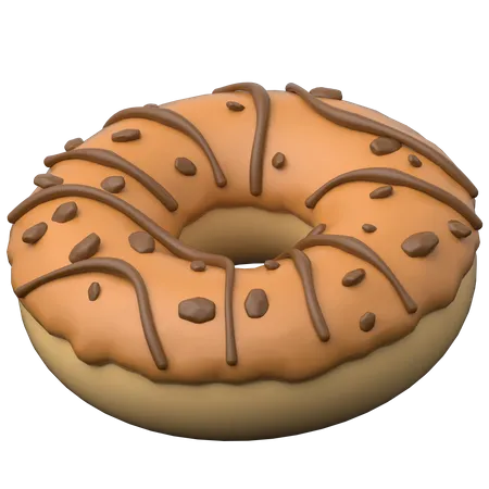 Beignet au chocolat  3D Icon