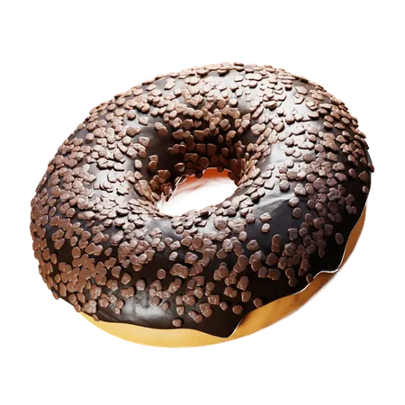 Beignet au chocolat  3D Icon