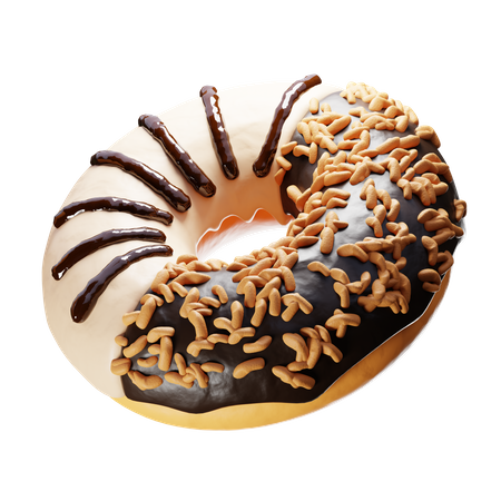 Beignet au chocolat  3D Icon