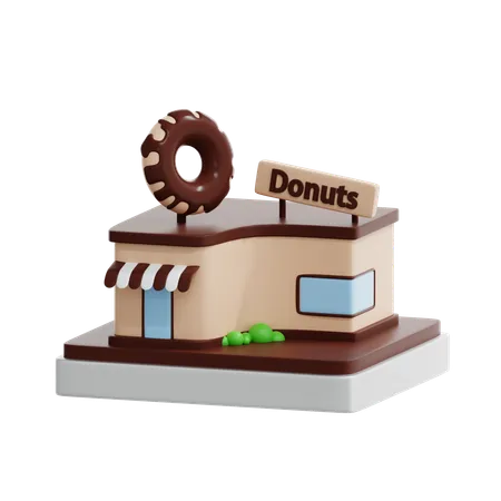 Boulangerie de beignets  3D Icon