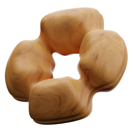 Forme abstraite de beignet  3D Icon