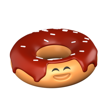 Sourire de beignet  3D Icon