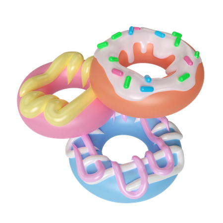 Beignets  3D Icon