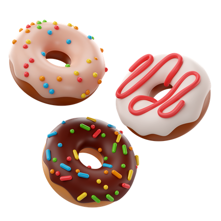 Beignets  3D Icon