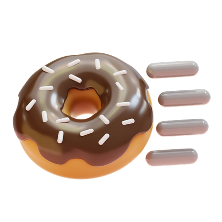 Livraison de beignets  3D Icon