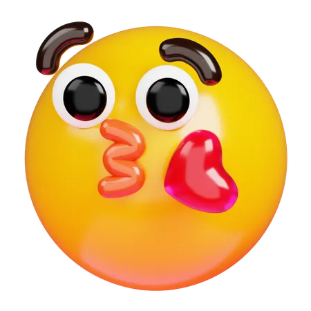 Beijo emoji  3D Icon