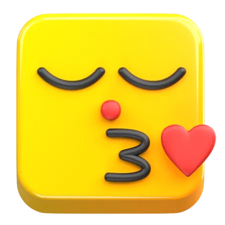 Beijo emoji  3D Icon