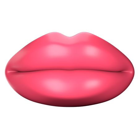 Beijo labial  3D Icon