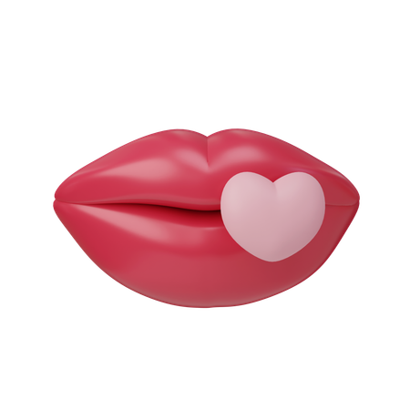 Amor beijou  3D Icon